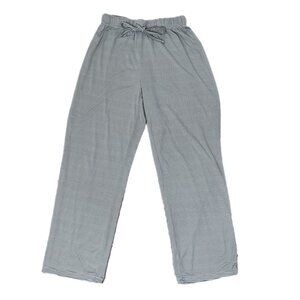 PRE-OWNED - Tahari Striped Grey and White Pajama Pant